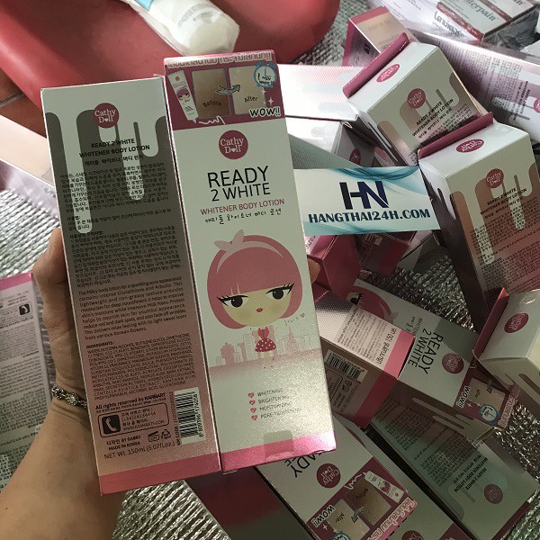 SỮA DƯỠNG THỂ READY 2 WHITE CATHY DOLL THÁI LAN