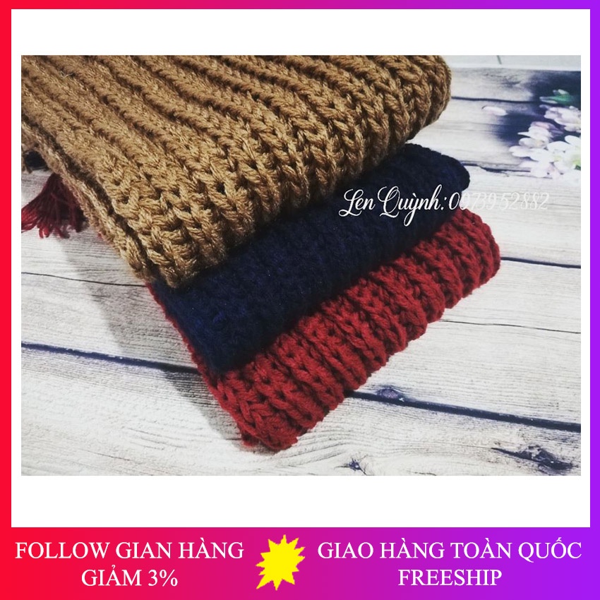 Khăn len đan tay - Đồ len handmade