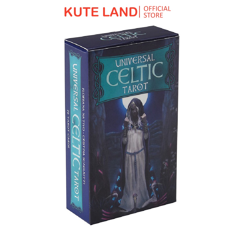 Bộ Bài Tarot Universal Celtic 78 Lá Bài Tặng File Tiếng Anh Và Đá Thanh Tẩy C51