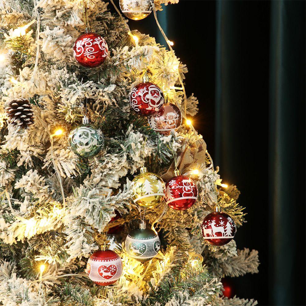 Set 9 Trái Châu Trang Trí Giáng Sinh