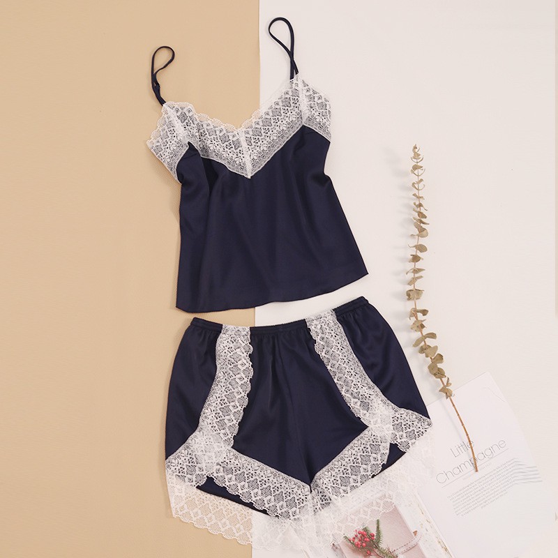 𝐁𝐨̣̂ 𝐧𝐠𝐮̉ 𝐡𝐚𝐢 𝐝𝐚̂𝐲 𝐥𝐮̣𝐚 𝐜𝐚𝐨 𝐜𝐚̂́𝐩 🔥HÌNH THẬT🔥 sexy phối ren trắng váy ngủ lụa bigsize đẹp giá rẻ | BigBuy360 - bigbuy360.vn