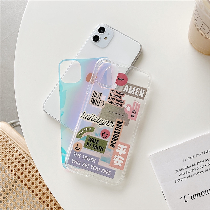 Ốp Điện Thoại Điện Thoại Điện Thoại In Chữ Xinh Xắn Cho Iphone 11 11pro 11pro Max Xr Xs Xsmax 6 6s 7 8 6plus 7plus 8plus | BigBuy360 - bigbuy360.vn