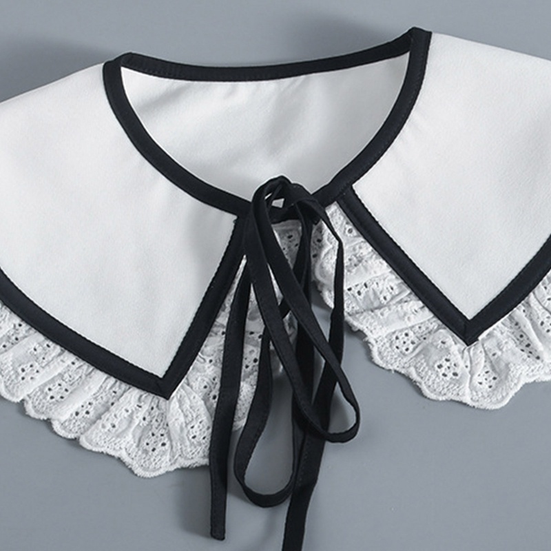 Vòng Cổ Ren Rỗng Có Thể Tháo Rời Bảo Vệ Chống Nắng Cho Nữ