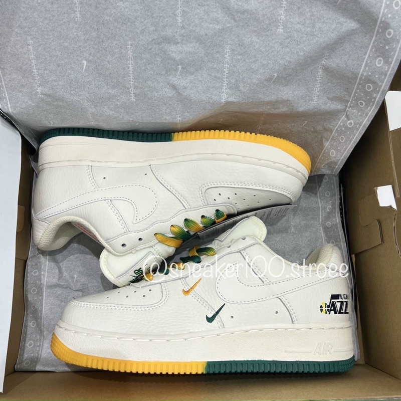 Full bill box+quà tặng🎁Giày _AF 1 ‘07 azz âm dương trắng đế xanh vàng thể thao nam nữ