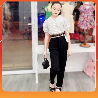 Quần baggy học sinh/ quần học sinh nữ/ quần nữ sinh vải umi co giãn bốn chiều đẹp, thoải mái vận động -xưởng may THUVU