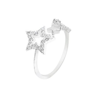 Nhẫn bạc nữ PANMILA mặt ngôi sao [TS-NN-A6]