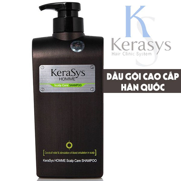 Dầu Gội Nam Chăm Sóc Da Đầu, Giảm Gàu Ngứa Kerasys Homme Salp Care Shampoo Hàn Quốc 550ml