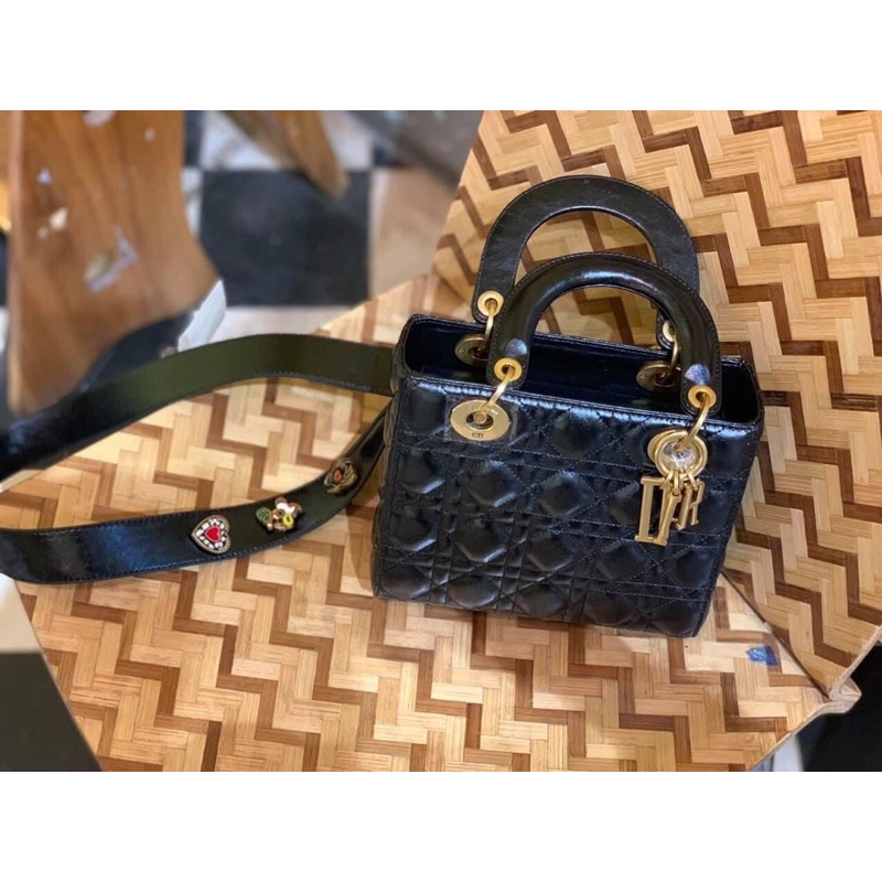 TÚI DIOR LADY DA NHÁM SIZE 20