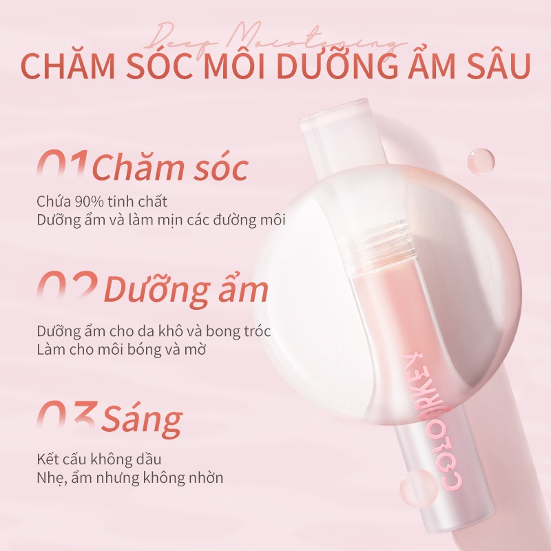 Son Dưỡng Môi Che Khuyết Điểm Chống Nếp Nhăn Dưỡng Ẩm Ngày Và Đêm Colorkey