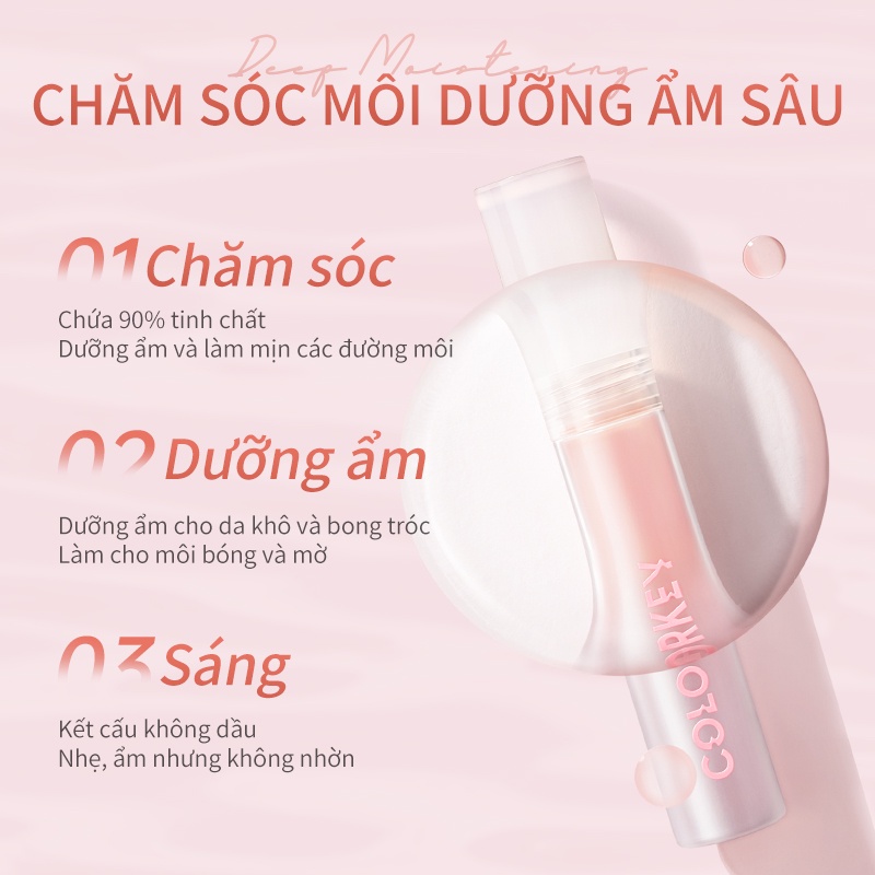 【COLORKEY】Son Dưỡng Môi Che Khuyết Điểm Chống Nếp Nhăn Dưỡng Ẩm Ngày Và Đêm Colorkey