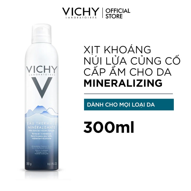 Bộ xịt khoáng dưỡng da Vichy Mineralizing Thermal Water