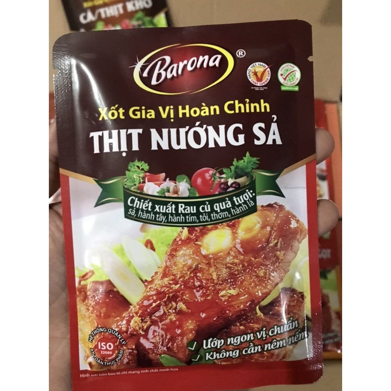 Xốt Gia Vị Hoàn Chỉnh Barona 80g các loại | BigBuy360 - bigbuy360.vn