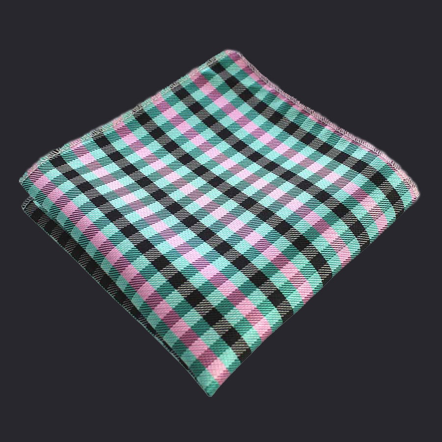 Khăn Tay Vuông 22 * 22CM Họa Tiết Sọc Ca Rô / Hoa / Chấm Bi Phong Cách Doanh Nhân Thời Trang Cho Nam