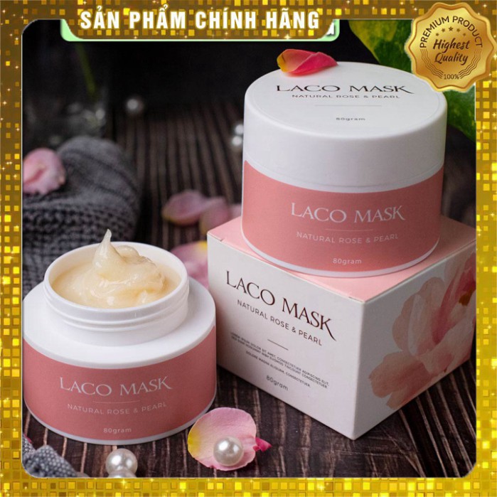 HTT4 Mặt nạ Laco Mask ngọc trai trắng da, mờ thâm nám tàn nhang cực nhanh, cho da căng bóng trắng hồng | BigBuy360 - bigbuy360.vn