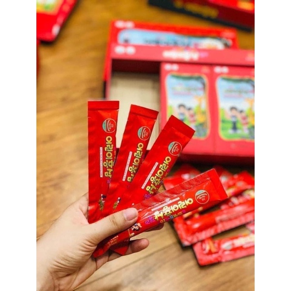 Thạch Hồng sâm baby hươu cao cổ_ Hộp 30 gói