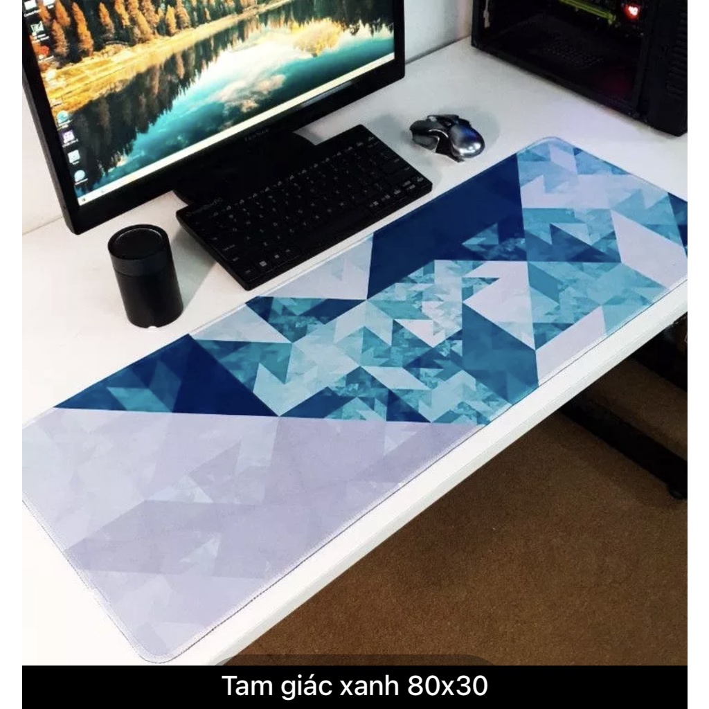 Lót chuột 80x30cm dày 2mm pad gaming cỡ lớn speed bo viền chắc chắn bảo hành 12 tháng Phụ kiện số 69