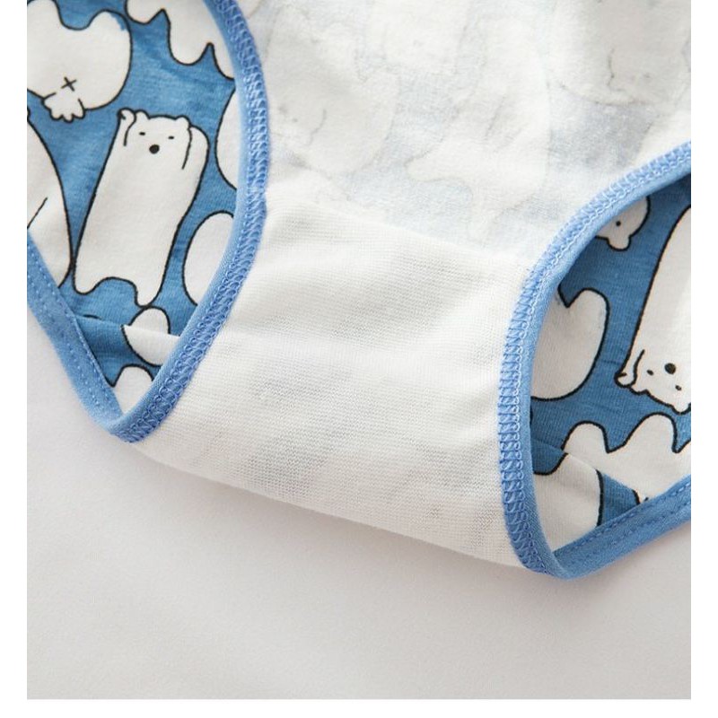 Quần lót nữ cotton cao cấp nâng mông thông hơi in hoạ tiết gấu dễ thương QLU21 | BigBuy360 - bigbuy360.vn
