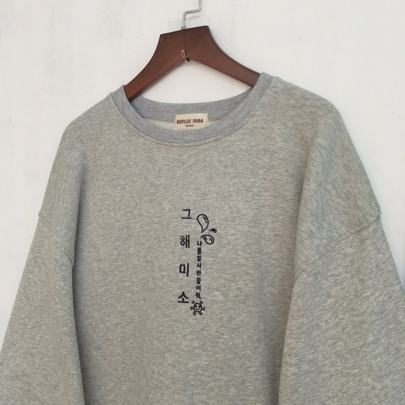 [hình thật độc quyền] Áo sweater ulzzang oversize nỉ 2 lai | BigBuy360 - bigbuy360.vn