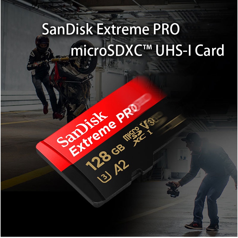 Thẻ Nhớ Micro Sd 100% 128gb 100mb / S 32gb / 64gb / 128gb / 256gb / 512gb Hiệu Sandisk