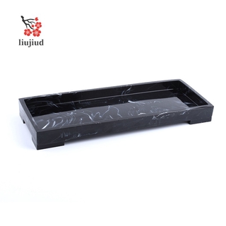 Khay đá hoa cương màu đen đựng đồ dùng nhà tắm/quầy