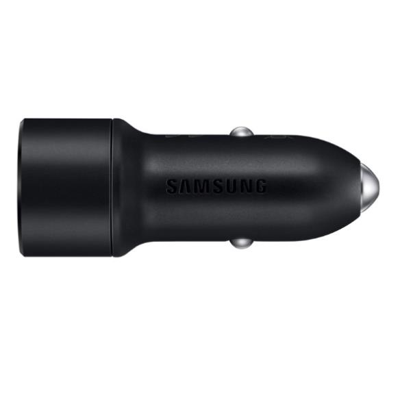 Tẩu sạc nhanh ô tô Samsung 15W, 2 cổng sạc, hỗ trợ sạc nhanh 15w fullbox, nguyên seal