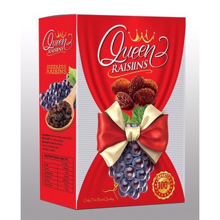 Nho khô đen Queen Raisins hộp 150g