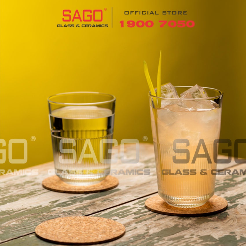 Ly Thủy Tinh Cường Lực Rayo HI Ball 355ml | 320ml, Tùy Chọn Dung Tích
