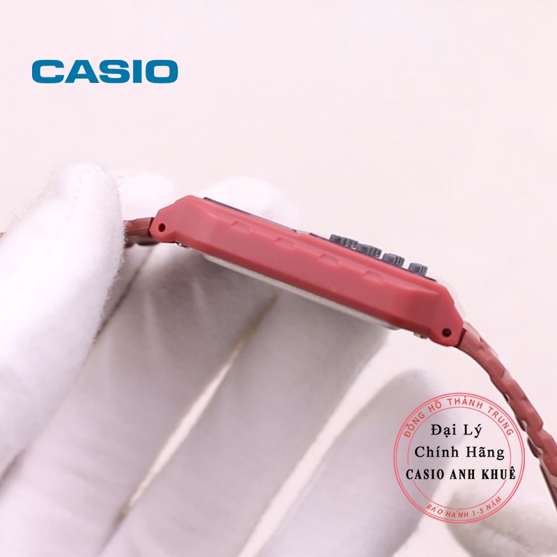 Đồng hồ nam điện tử Casio CA-53WF-4BDF có máy tính dây nhựa