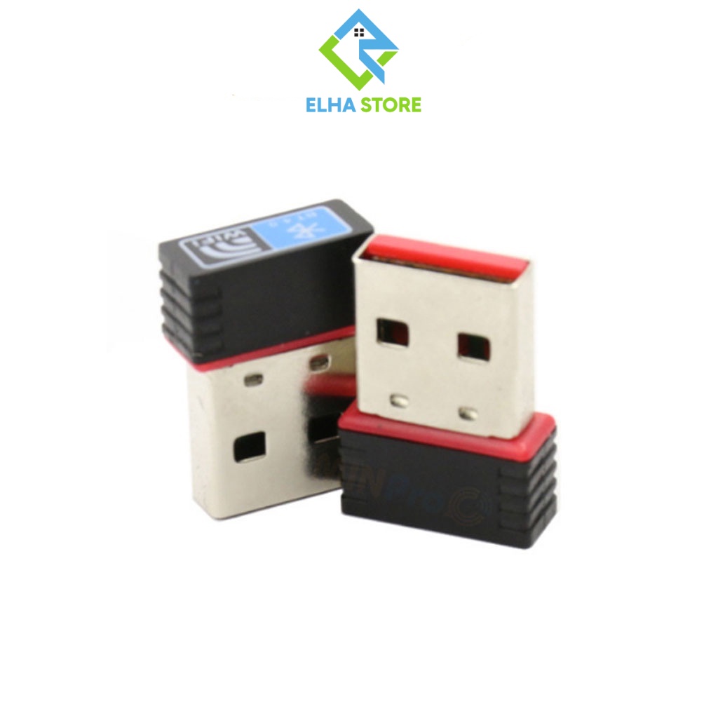 USB thu wifi cho máy tính bàn, USB wifi bluetooth laptop tốc độ cao - ELHA STORE