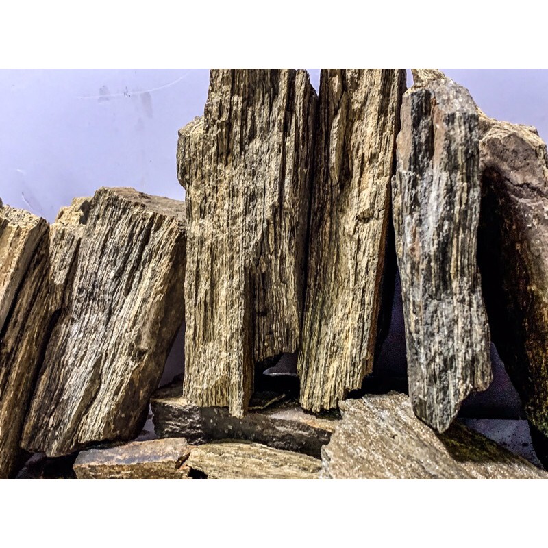 1kg đá vân gỗ.trang trí bể cá thủy sinh,sân vườn