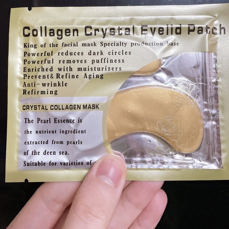 Mặt nạ mắt collagen vàng bao vàng