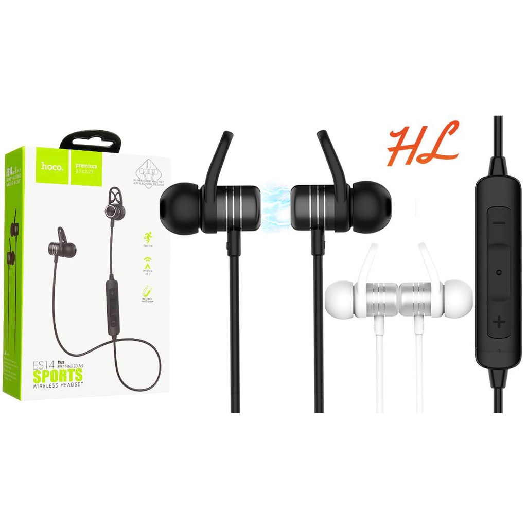 Tai Nghe Bluetooth Thể Thao Hoco ES14 Plus Breathing Sound V4.2 - Hãng Phân Phối Chính Thức - Hưng Long PC