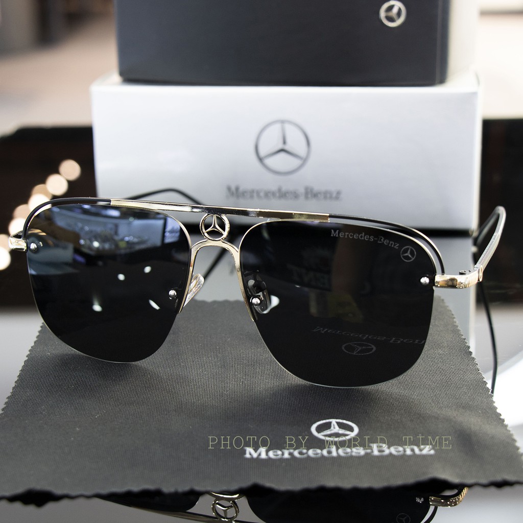 Kính mát nam cao cấp Benz04 full box, bảo hành 12 tháng, tròng Polarized cường lực,chống chói