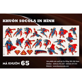 Khuôn socola superman