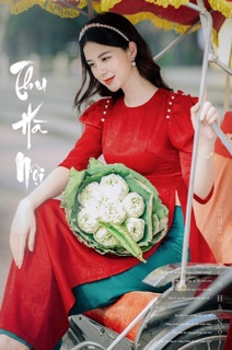 Áo dài trơn đỏ tay beo kèm quần co giãn nhẹ ÁO DÀI BẢO HIẾU