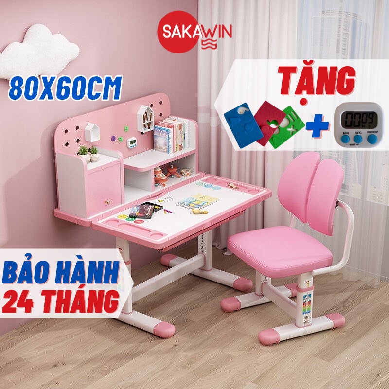 Bộ bàn ghế học sinh Chống gù Chống cận A16, Bộ bàn ghế cho bé tiểu học, Bảo hành 24 tháng, Size to, Độ bền cao