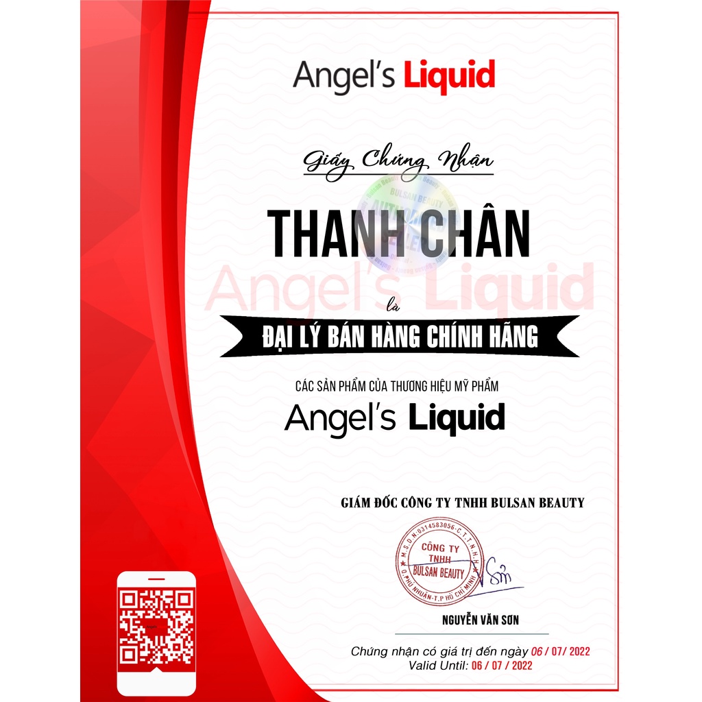 Lăn Khử Mùi Dưỡng Trắng, Giảm Thâm Angel Liquid Glutathione + Niacinamide Fresh Deodorant 60ml