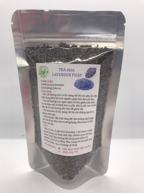 Trà hoa Lavender Pháp 100g