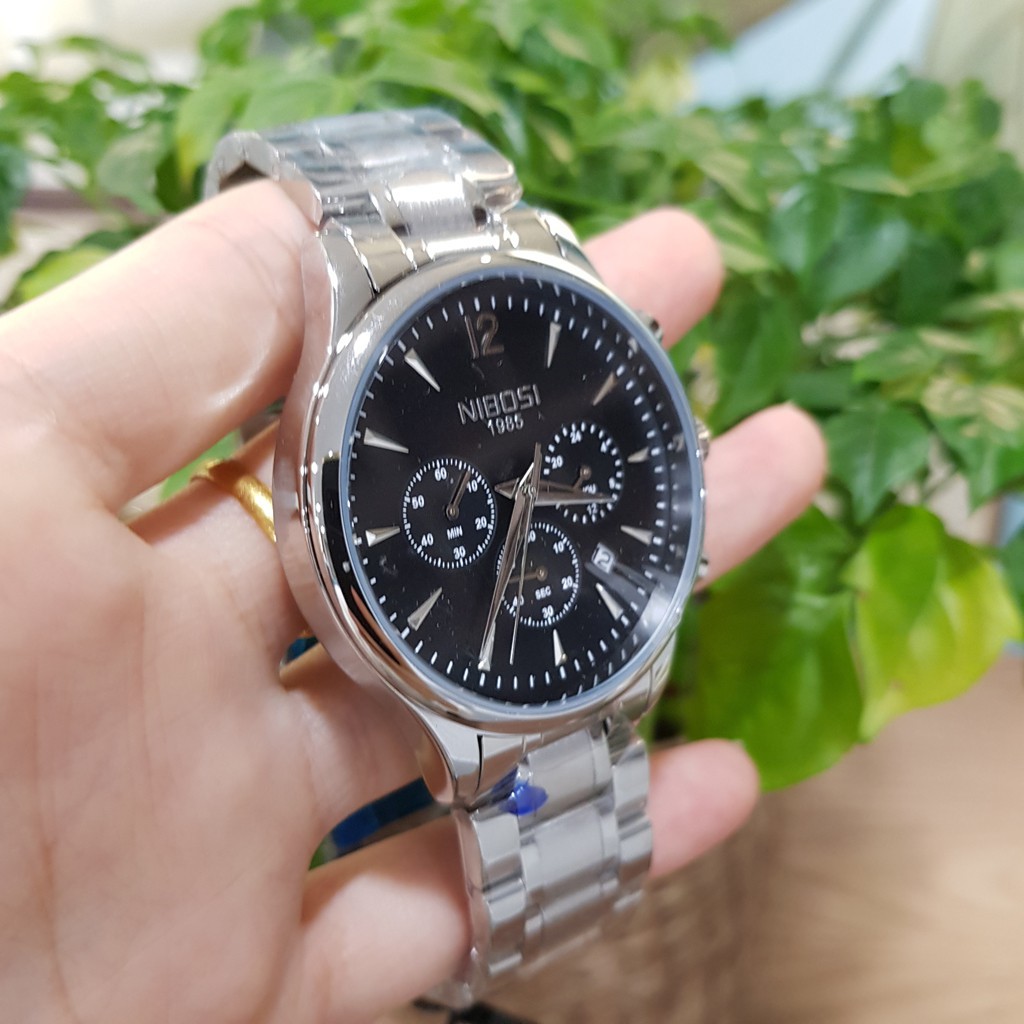 Đồng hồ nam doanh nhân cao cấp Nibosi chính hãng Fullbox Tony Watch 68