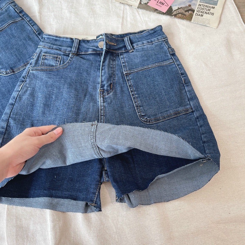 Váy Jean cute lưng cao cực xinh chuẩn phom yêu thương mix đồ cute | BigBuy360 - bigbuy360.vn