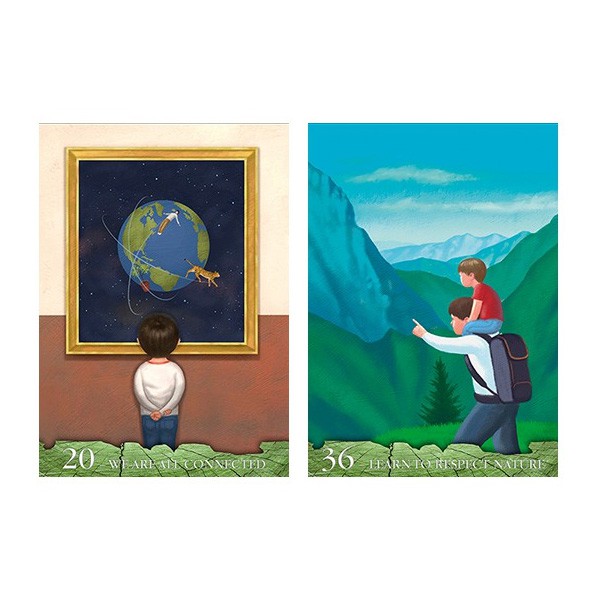 Bộ Bài Green Oracle (Mystic House Tarot Shop) - Bài Gốc Authentic Chính Hãng 100%