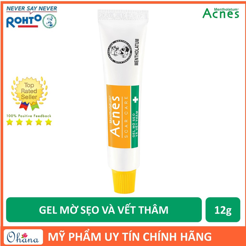 Gel Mờ Sẹo Và Vết Thâm Acnes Scar Care 12g (Vàng)