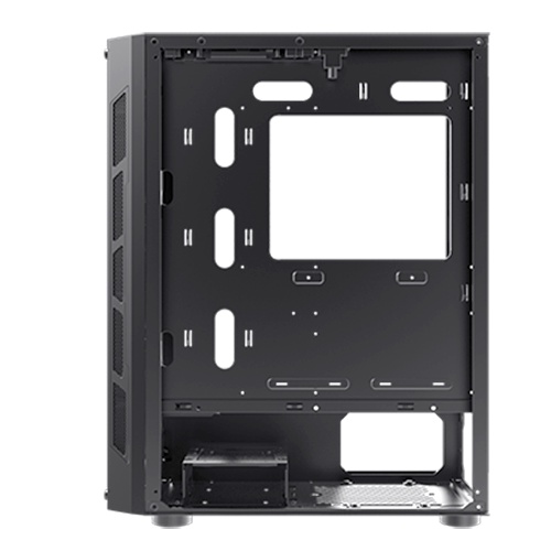 Vỏ case MIK TN10 Kem 3 Fan RGB (nút điều khiển led trên case)