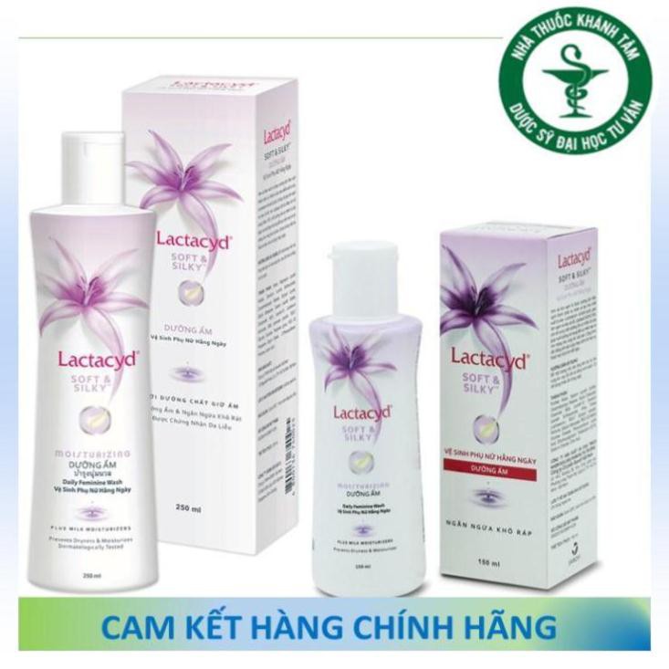 ! ! Dung dịch vệ sinh phụ nữ Lactacyd Soft &amp; Silky