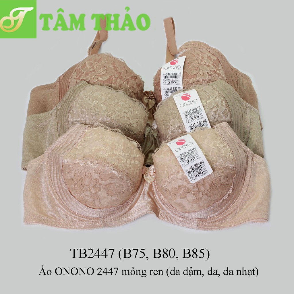 TB2447-  áo lót Thái Lan ONONO mỏng ren