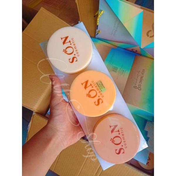 [ Chính hãng ] Bộ 3 hộp Kem Body tam sắc S2 S.O.N (kích trắng toàn thân)