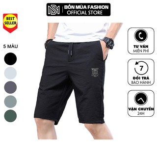 Quần short đũi nam BM chất liệu vải đũi xước cao cấp, mềm mát cho mùa hè năng động, BT.09