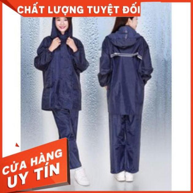 Bộ Áo đi mưa phản quang freesize