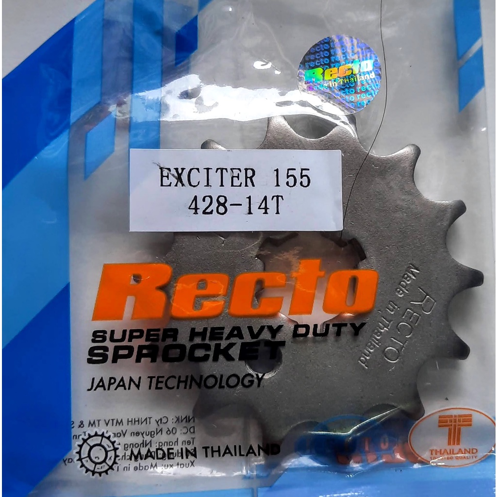 Full bộ nhông sên  đĩa RECTO chính hãng dùng cho Dream/Wave/ RS/ WS110/Future 125