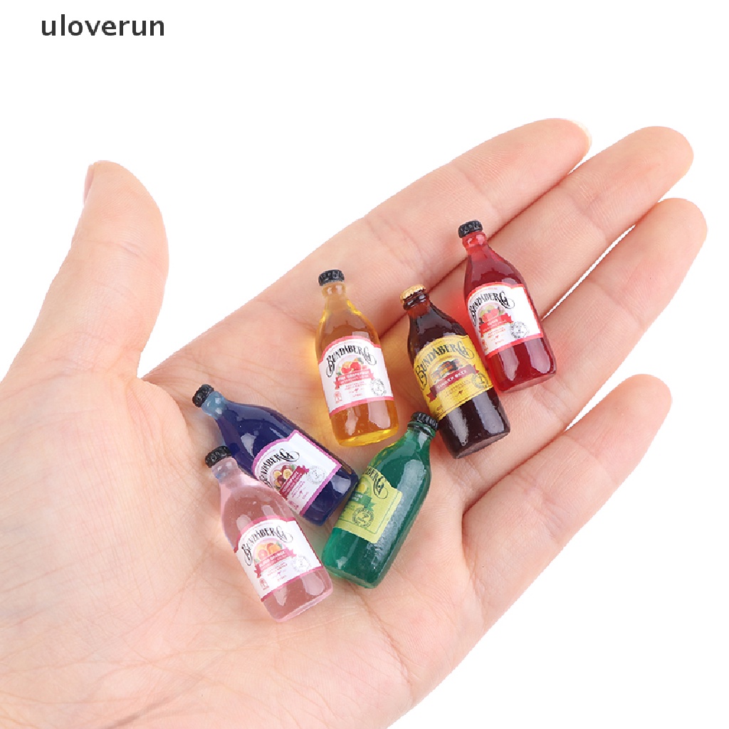 Set 10 Bình Nước Mini Tỉ Lệ 1: 12 1: 6 Cho Nhà Búp Bê